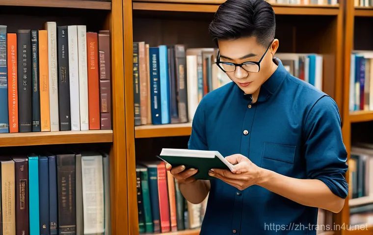 번역사 자격증 시험의 고득점 비결 - **Prompt:** A focused young adult (appearing to be in their early twenties, wearing neat, casual att...